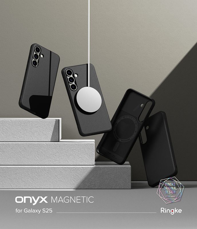 Onyx for Galaxy S25 MagSafe Accessories Case - Black