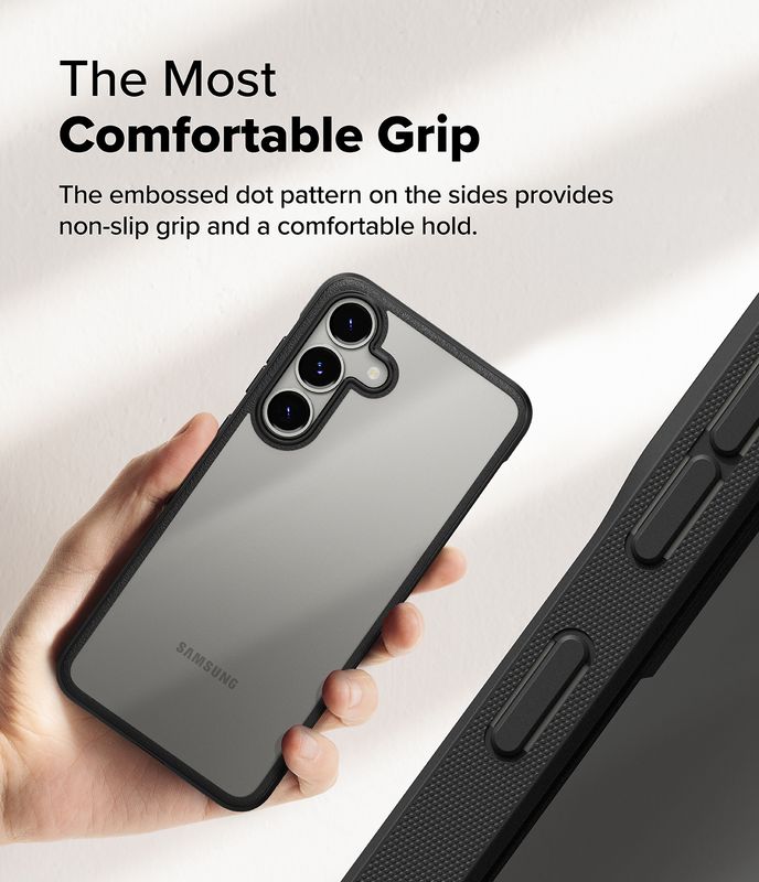 Fusion for Galaxy S25 Military-Grade Slim Protective Case - Bold Black