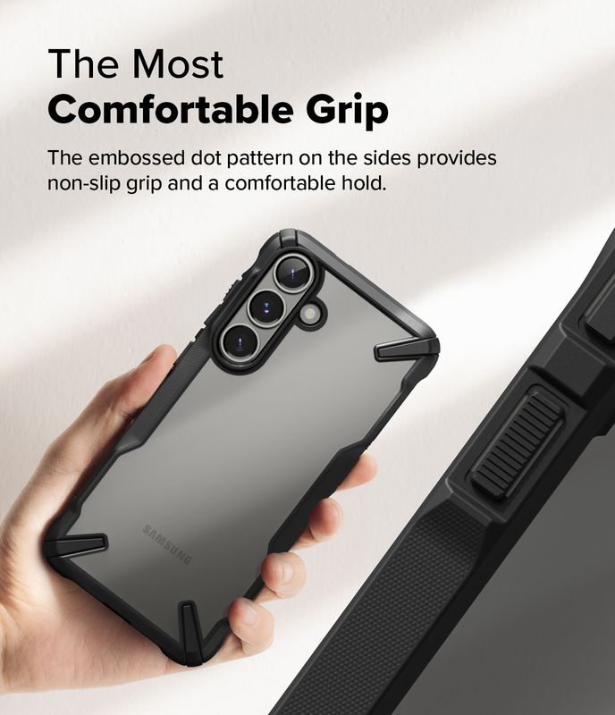 Fusion X for Galaxy S25 Military-Grade Slim Protective Case - Black