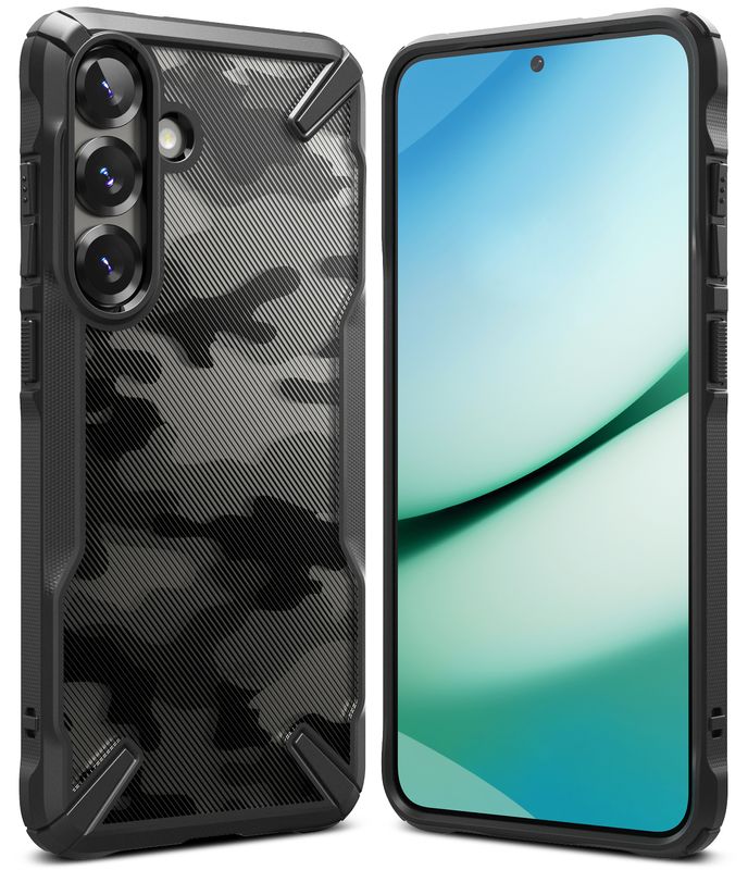 Fusion X for Galaxy S25 Military-Grade Slim Protective Case - Camo Black