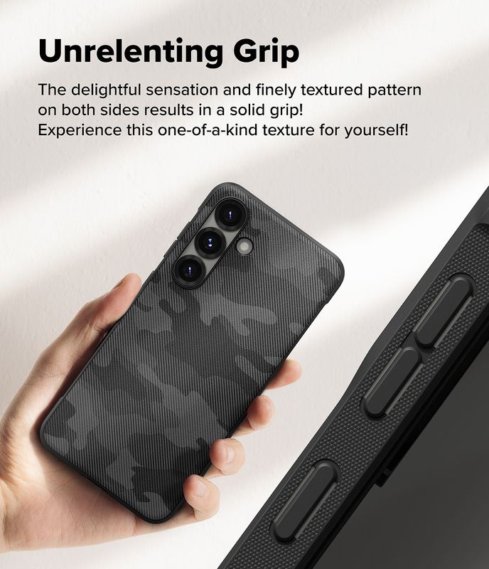 Onyx for Galaxy S25 Military-Grade Slim Protective Case - Camo Black
