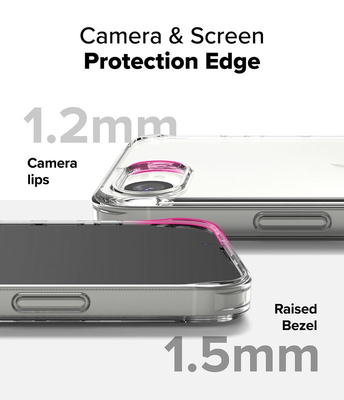 Fusion for iPhone 16e Military-Grade Slim Protective Case - Clear