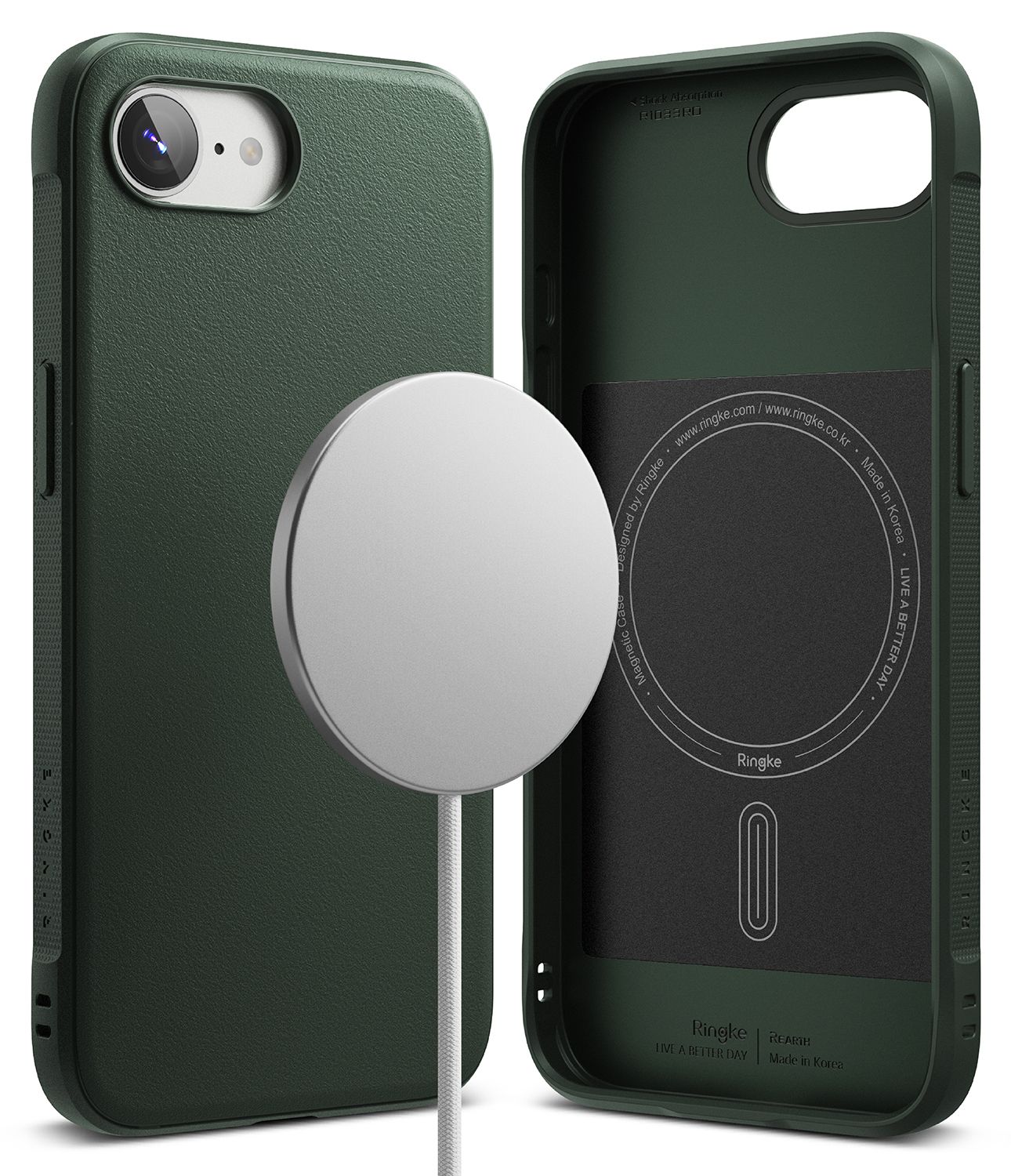 Onyx for iPhone 16e MagSafe Accessories Case – Dark Green