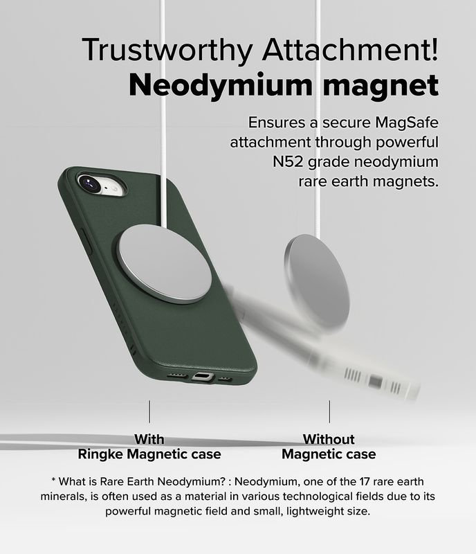 Onyx for iPhone 16e MagSafe Accessories Case – Dark Green