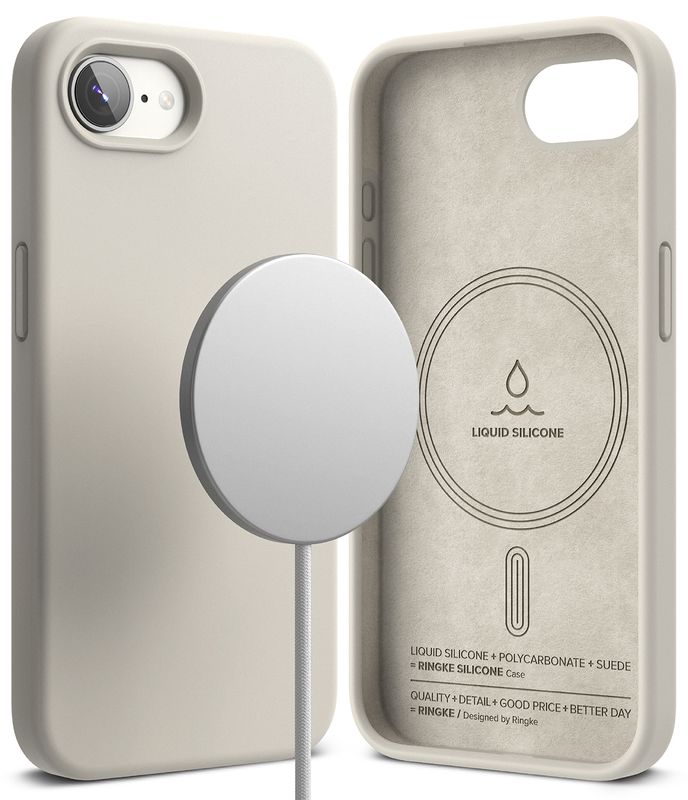 SI for iPhone 16e MagSafe Accessories Case - Stone