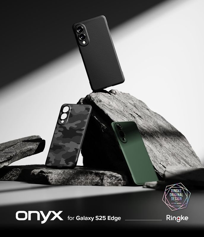 Onyx for Galaxy S25 Edge Military-Grade Slim Protective Case - Dark Green