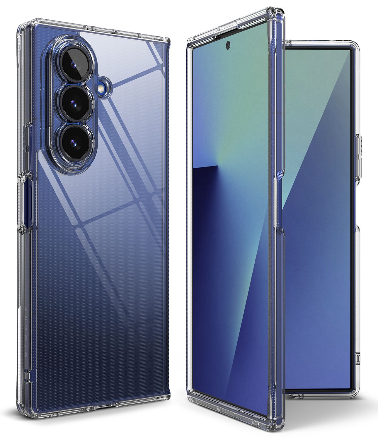 Fusion for Galaxy Z Fold7 Military-Grade Slim Protective Case - Clear
