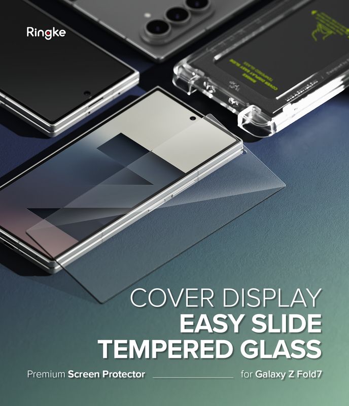 Premium Tempered Glass (2 Pack) Cover Display Screen Protector for Galaxy Z Fold7