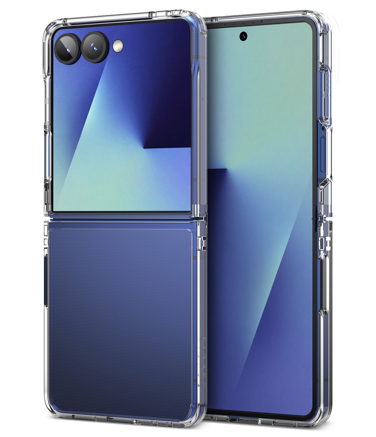 Fusion for Galaxy Z Flip7 Military-Grade Slim Protective Case - Clear