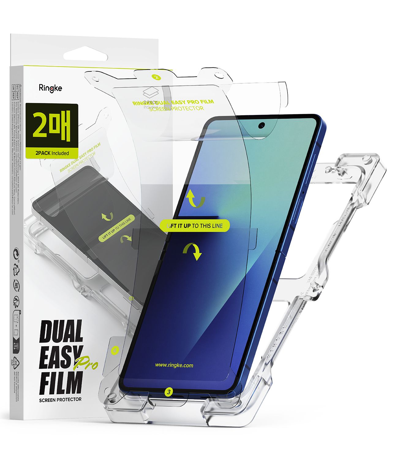 Dual Easy Pro Film (2 Pack) Inner Screen Protector for Galaxy Z Flip7