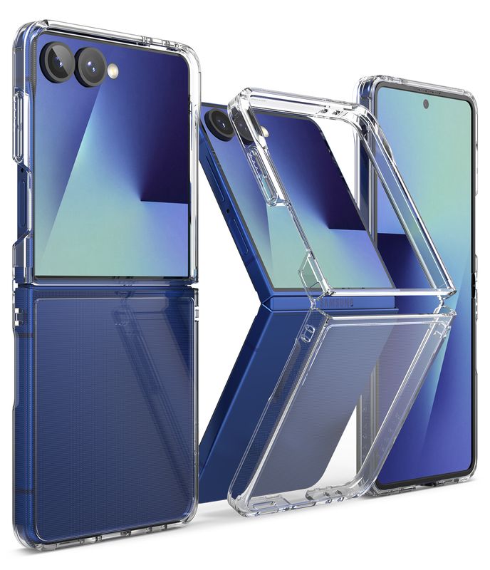 Fusion for Galaxy Z Flip7 Military-Grade Slim Protective Case - Clear
