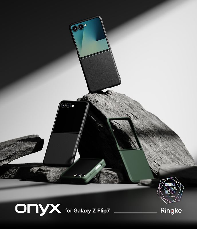 Onyx for Galaxy Z Flip7 Military-Grade Slim Protective Case - Dark Green