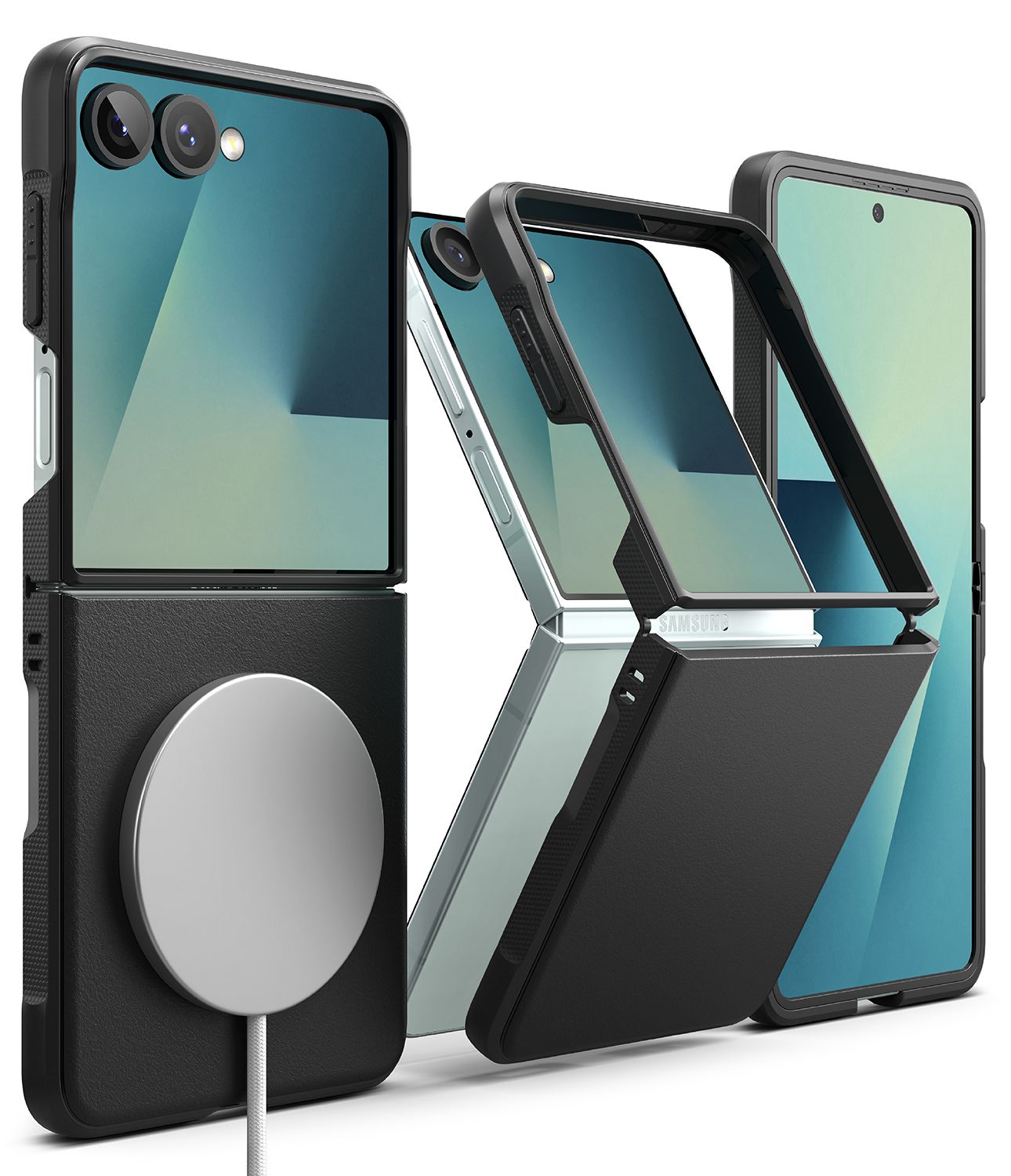 Onyx for Galaxy Z Flip7 MagSafe Accessories Case - Black