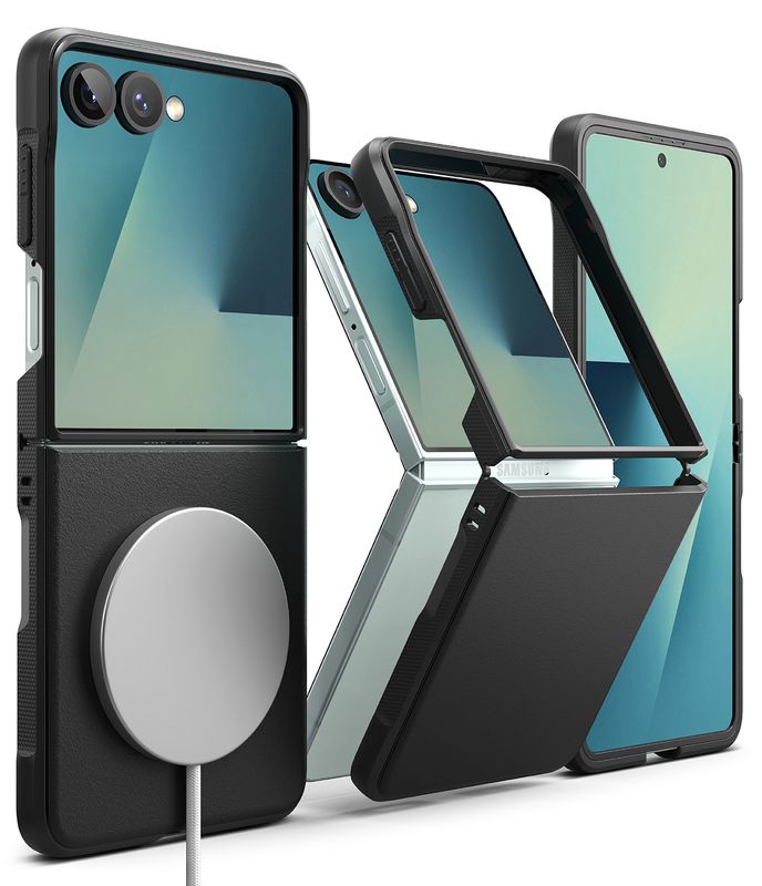 Onyx for Galaxy Z Flip7 MagSafe Accessories Case - Black