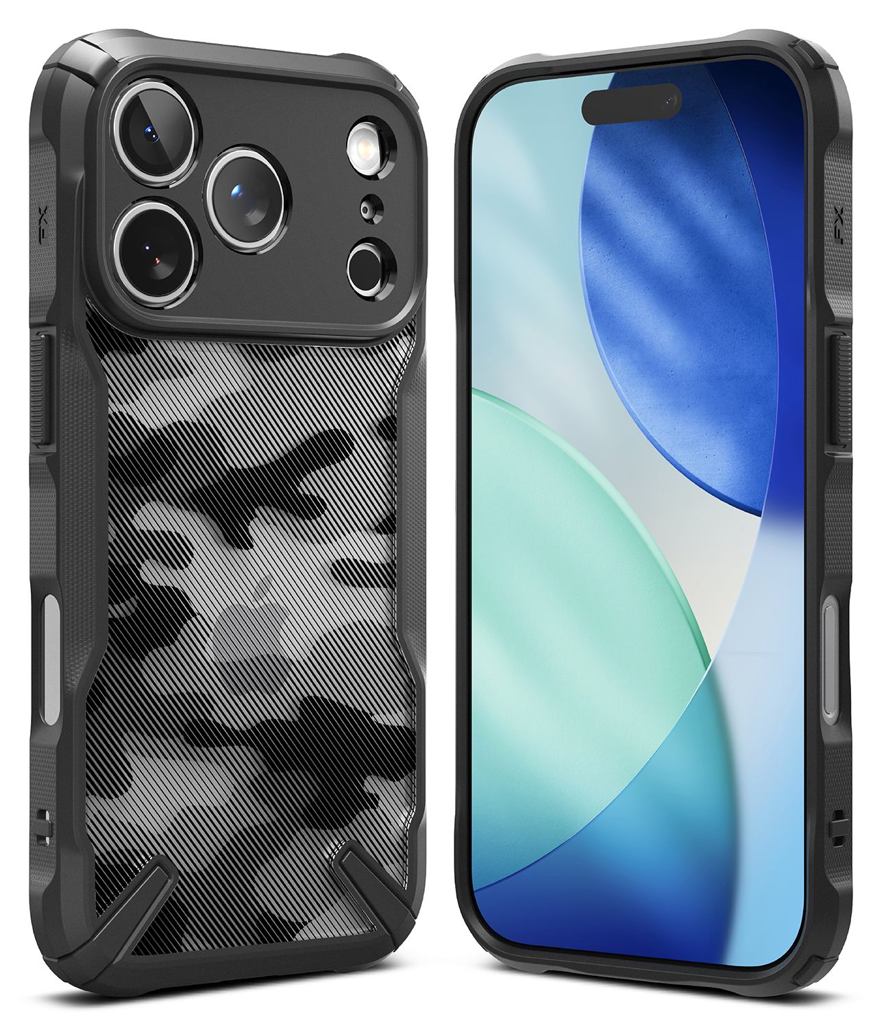 Fusion X for iPhone 17 Pro Max Military-Grade Slim Protective Case - Camo Black