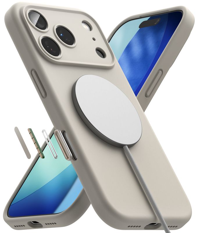 SI for iPhone 17 Pro Max MagSafe Accessories Case - Stone