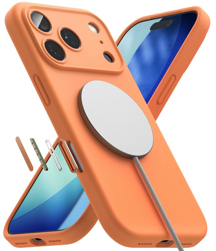 SI for iPhone 17 Pro Max MagSafe Accessories Case - Tangerine