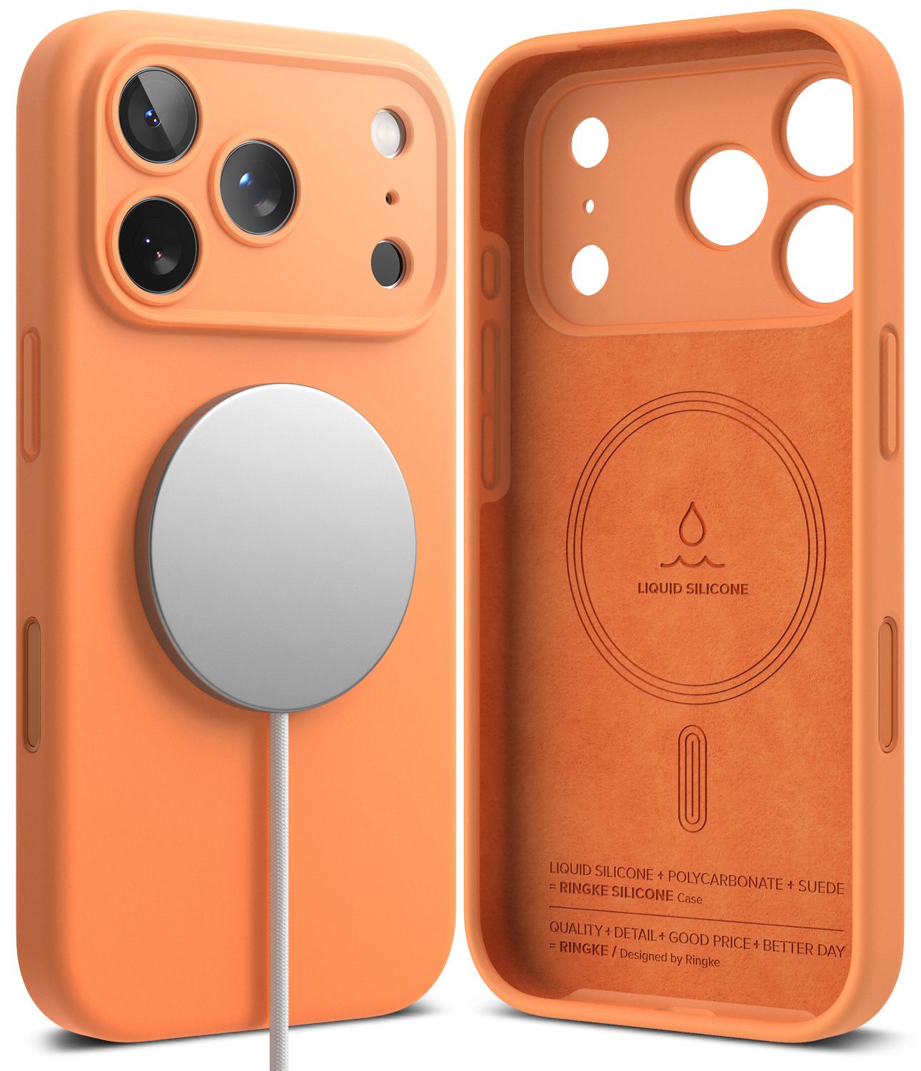 SI for iPhone 17 Pro Max MagSafe Accessories Case - Tangerine