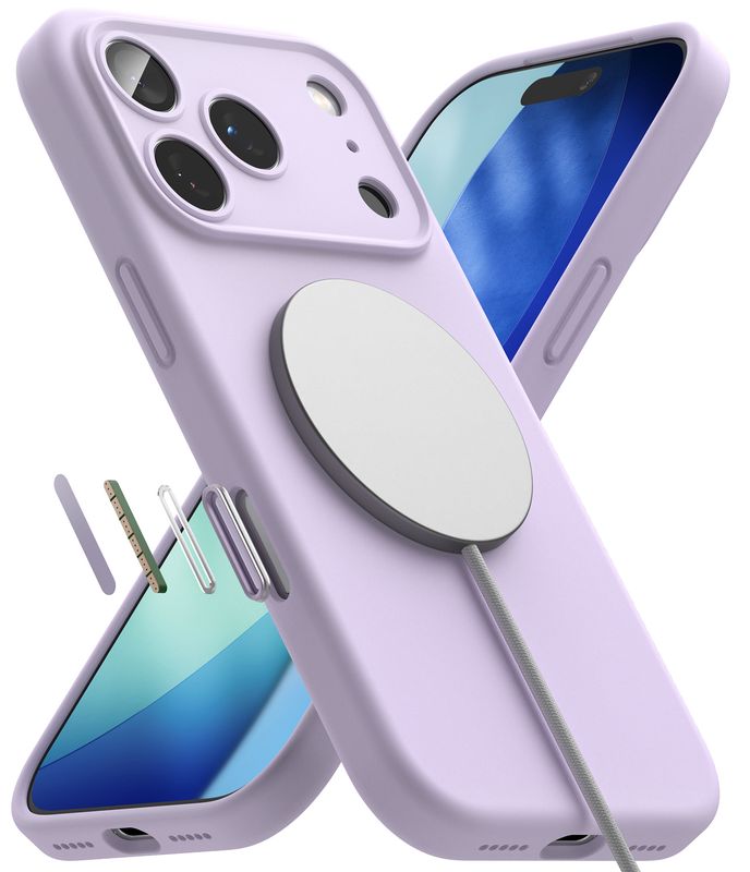 SI for iPhone 17 Pro Max MagSafe Accessories Case - Light Purple