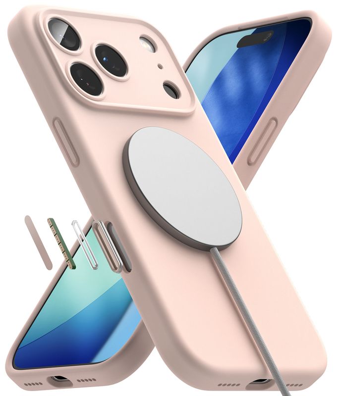 SI for iPhone 17 Pro Max MagSafe Accessories Case - Pink Sand
