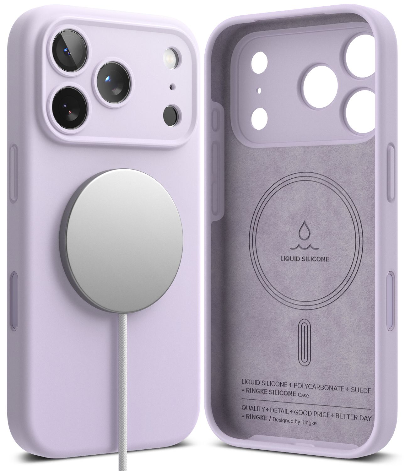 SI for iPhone 17 Pro Max MagSafe Accessories Case - Light Purple