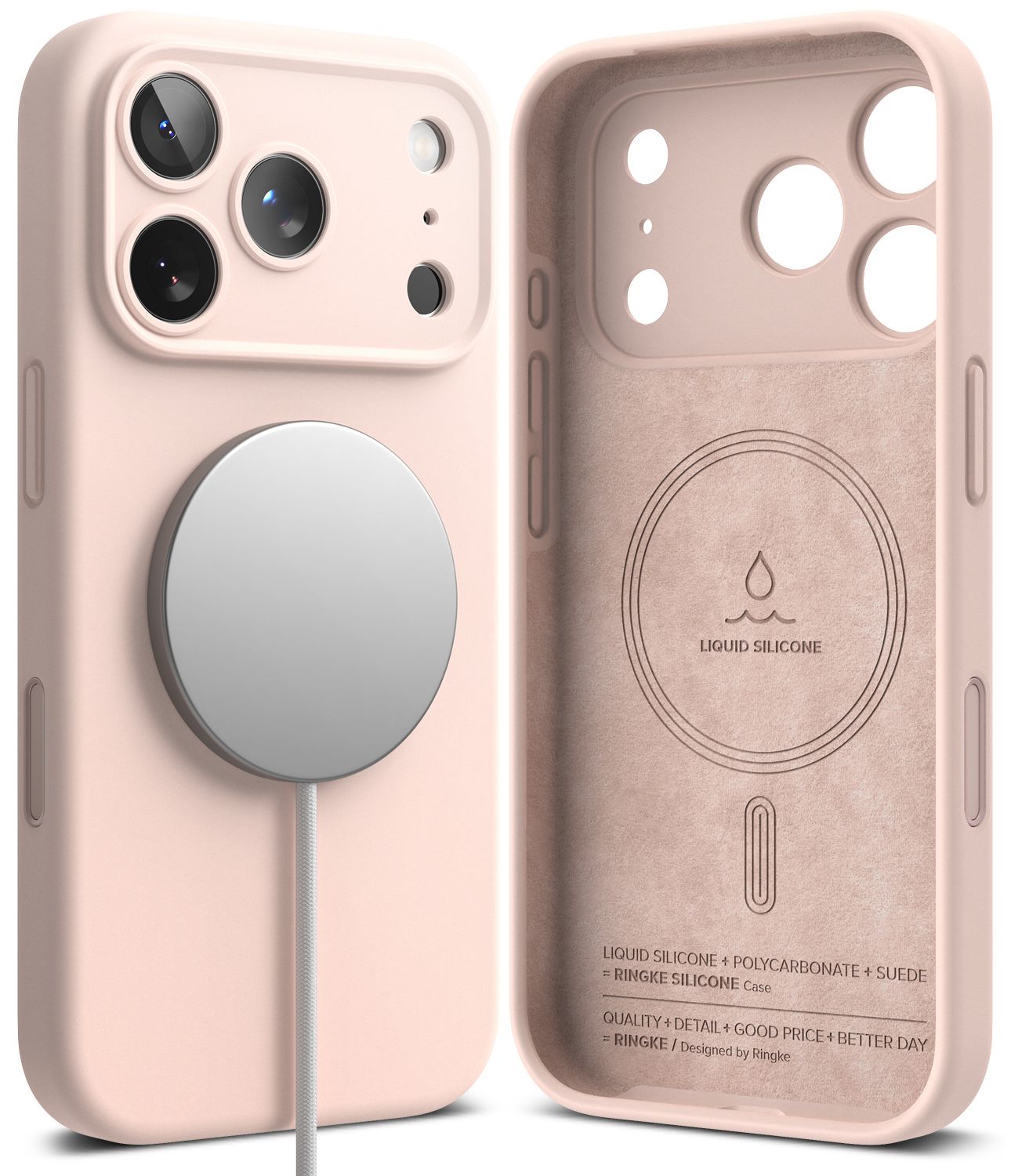 SI for iPhone 17 Pro Max MagSafe Accessories Case - Pink Sand