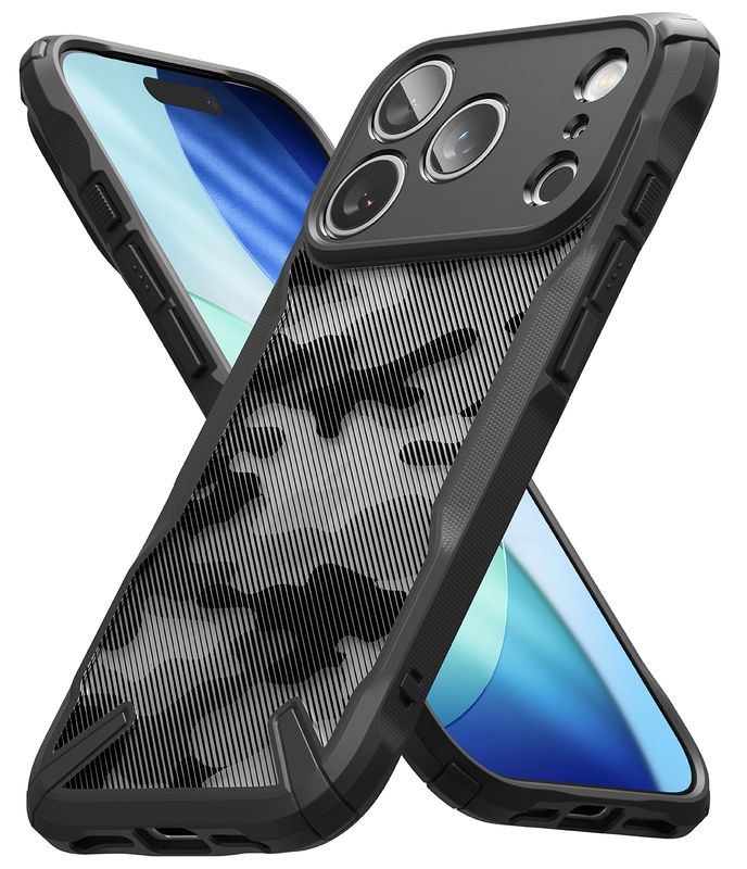 Fusion X for iPhone 17 Pro Military-Grade Slim Protective Case - Camo Black