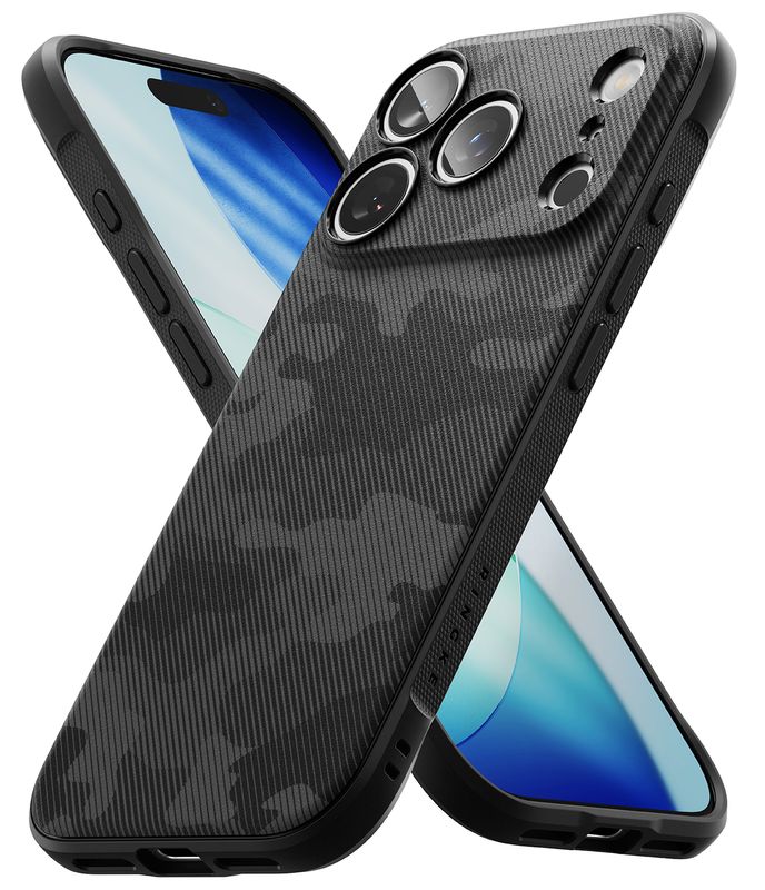 Onyx for iPhone 17 Pro Military-Grade Slim Protective Case - Camo Black