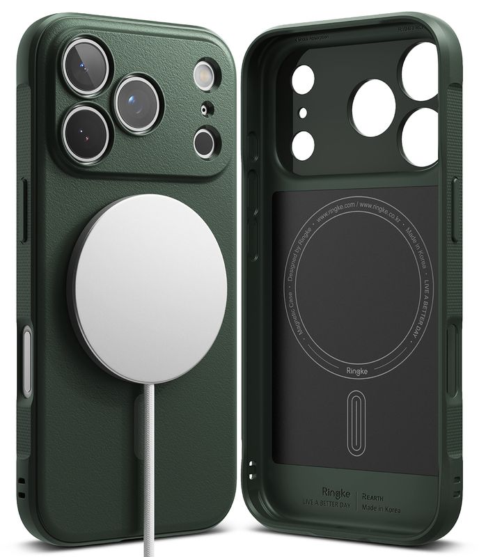Onyx for iPhone 17 Pro MagSafe Accessories Case – Dark Green