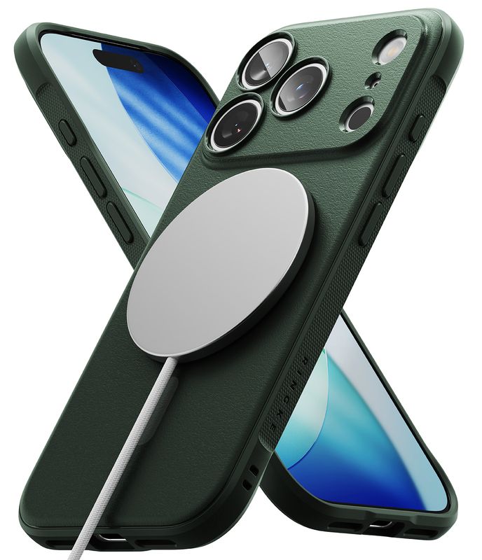 Onyx for iPhone 17 Pro MagSafe Accessories Case – Dark Green