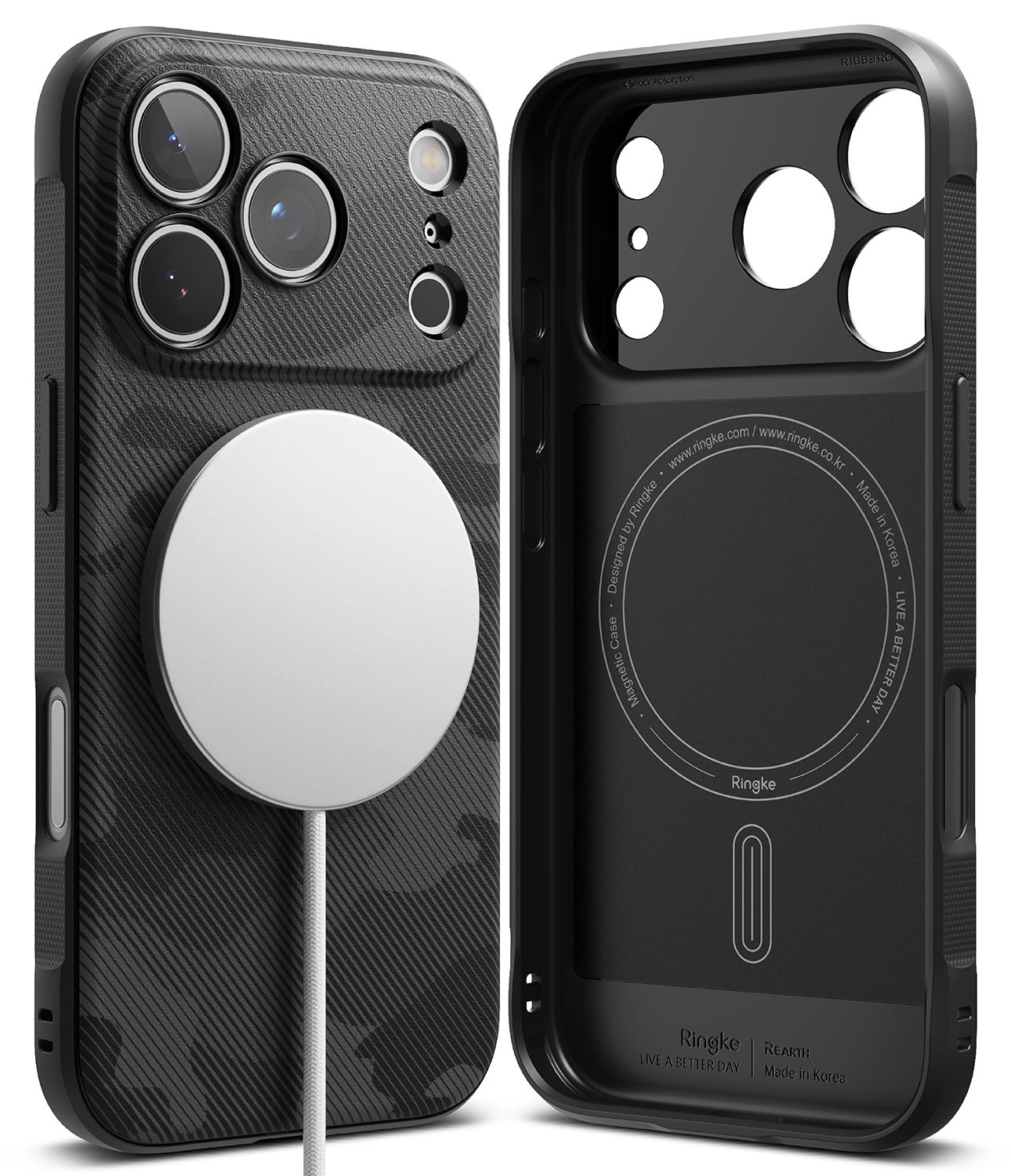Onyx for iPhone 17 Pro MagSafe Accessories Case – Camo Black