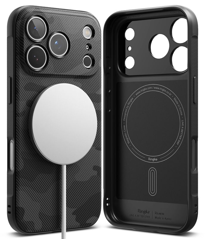 Onyx for iPhone 17 Pro MagSafe Accessories Case – Camo Black