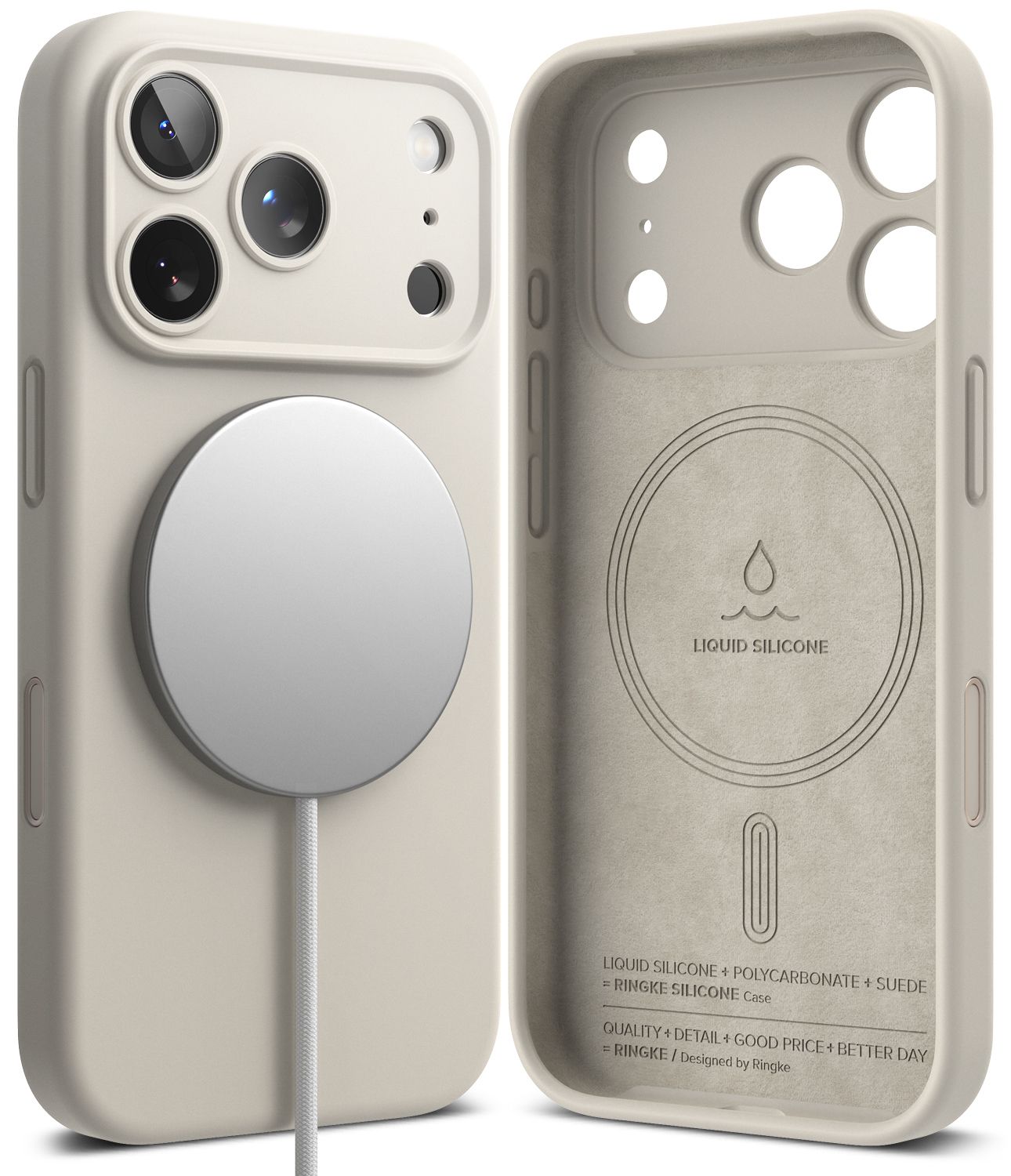 SI for iPhone 17 Pro MagSafe Accessories Case - Stone
