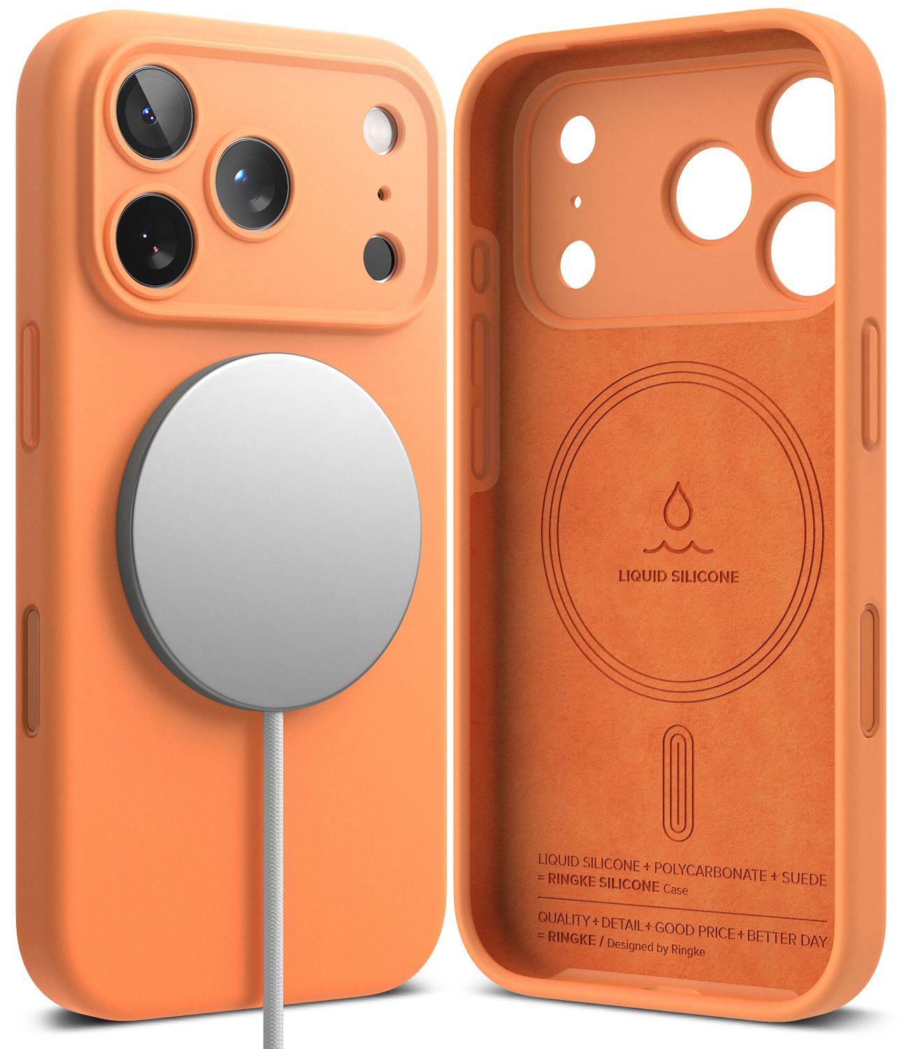 SI for iPhone 17 Pro MagSafe Accessories Case - Tangerine