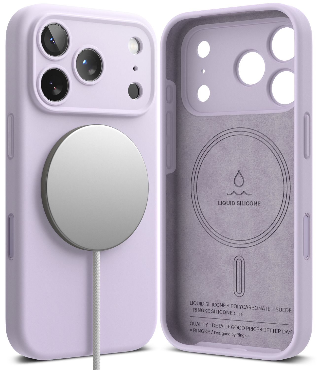 SI for iPhone 17 Pro MagSafe Accessories Case - Light Purple