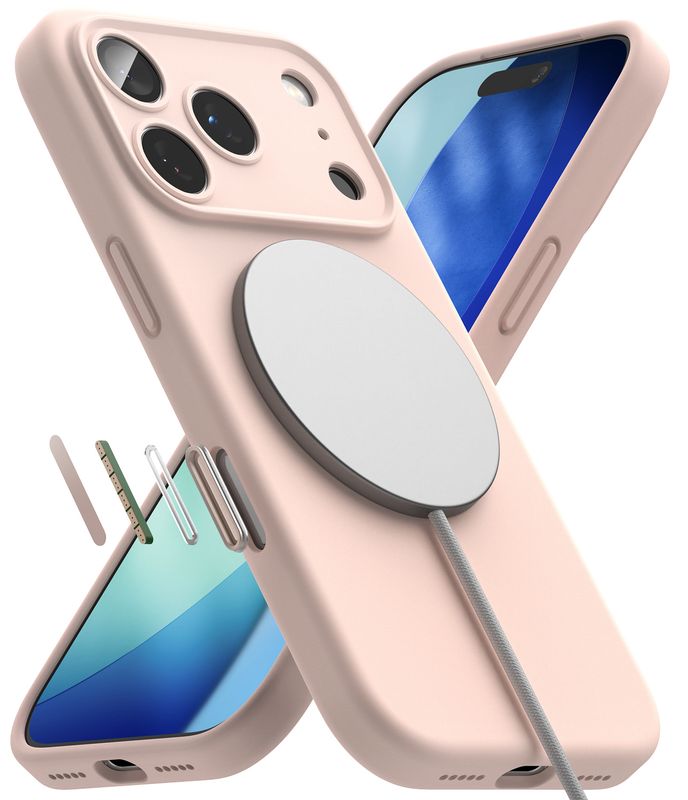 SI for iPhone 17 Pro MagSafe Accessories Case - Pink Sand
