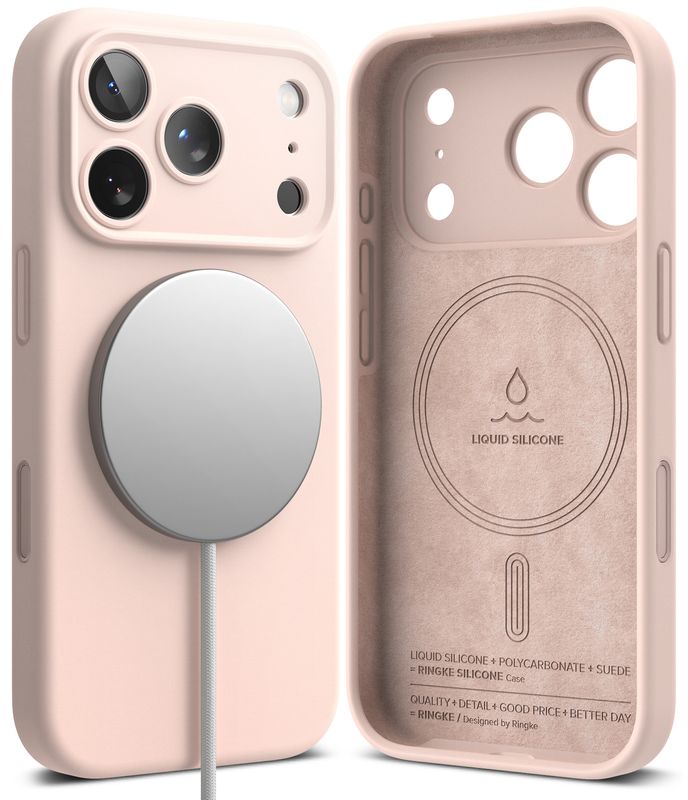 SI for iPhone 17 Pro MagSafe Accessories Case - Pink Sand