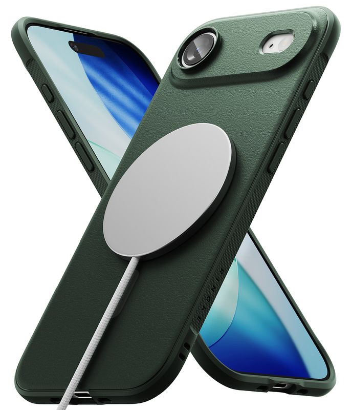 Onyx for iPhone 17 Air MagSafe Accessories Case – Dark Green