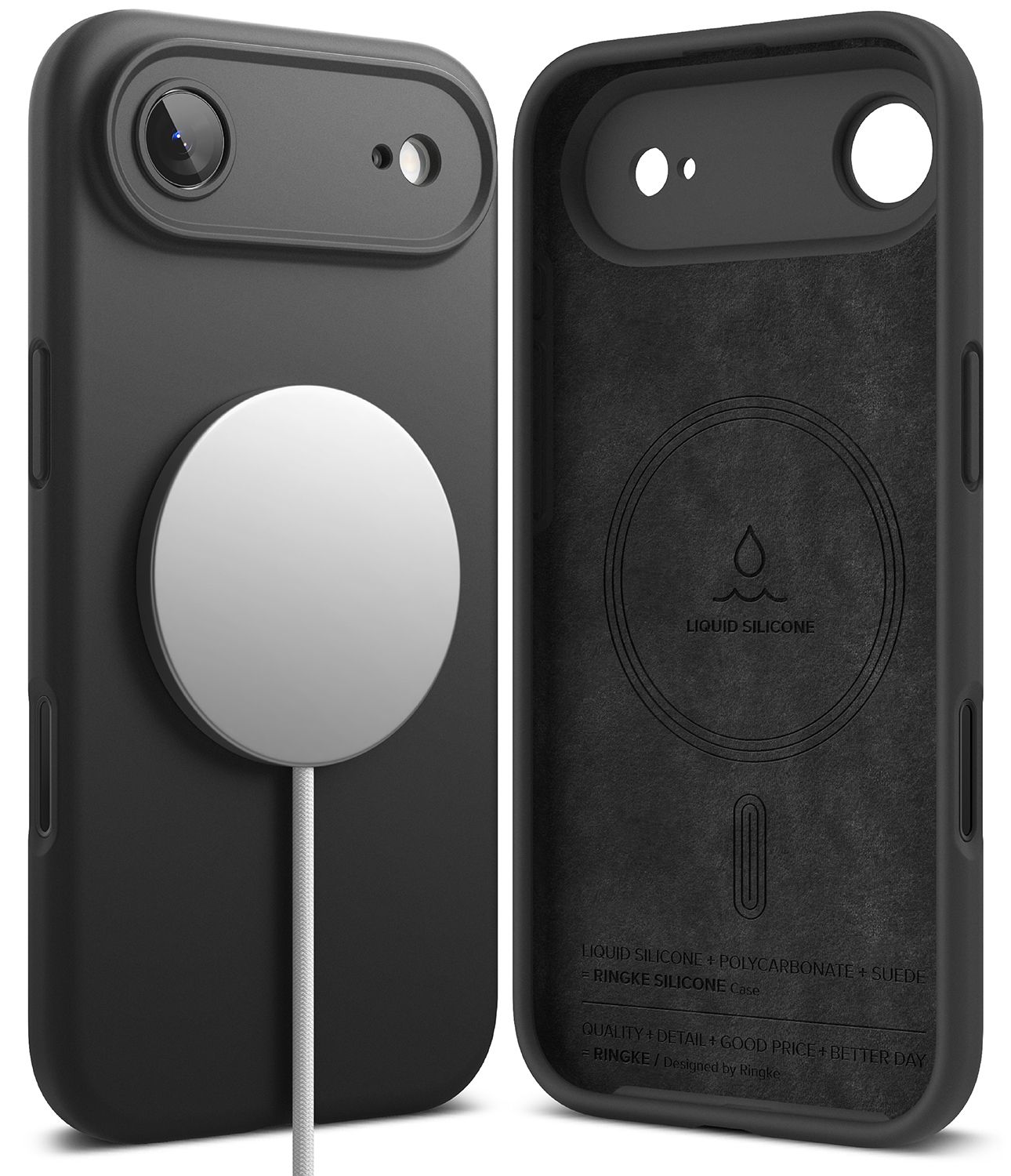 SI for iPhone 17 Air MagSafe Accessories Case - Black