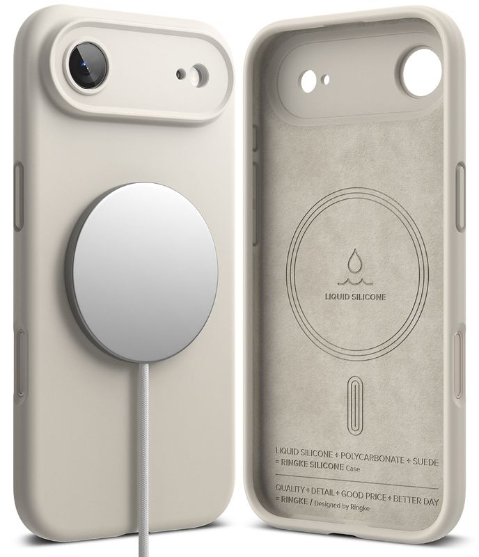 SI for iPhone 17 Air MagSafe Accessories Case - Stone