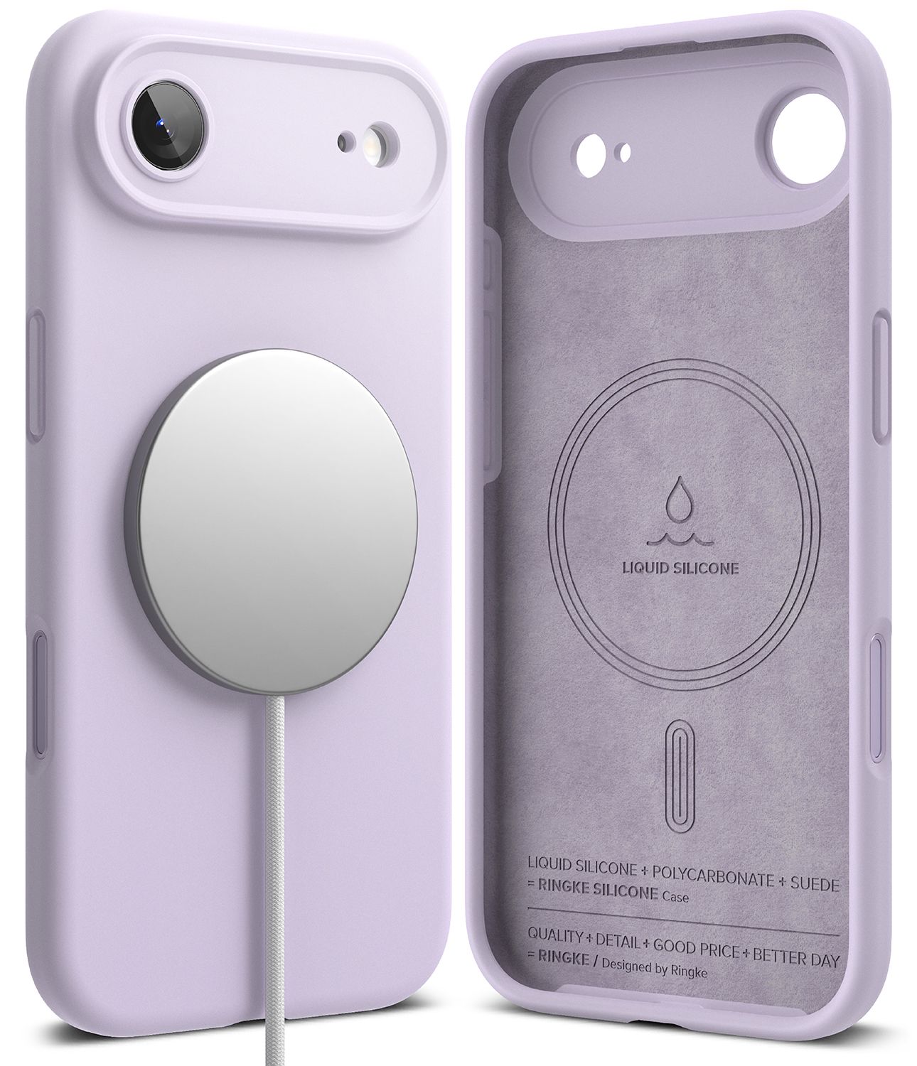 SI for iPhone 17 Air MagSafe Accessories Case - Light Purple