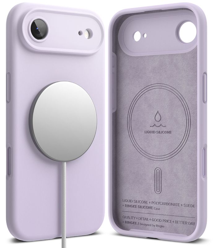 SI for iPhone 17 Air MagSafe Accessories Case - Light Purple