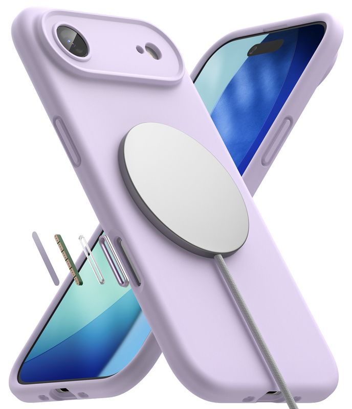 SI for iPhone 17 Air MagSafe Accessories Case - Light Purple