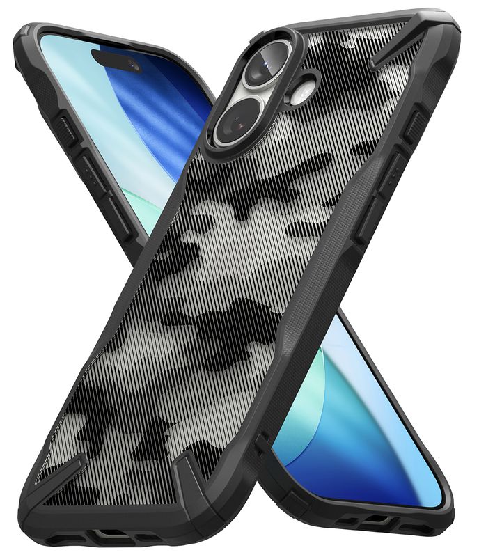 Fusion X for iPhone 17 Military-Grade Slim Protective Case - Camo Black