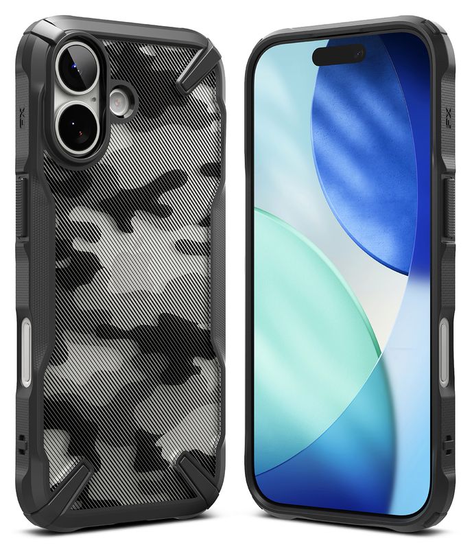 Fusion X for iPhone 17 Military-Grade Slim Protective Case - Camo Black