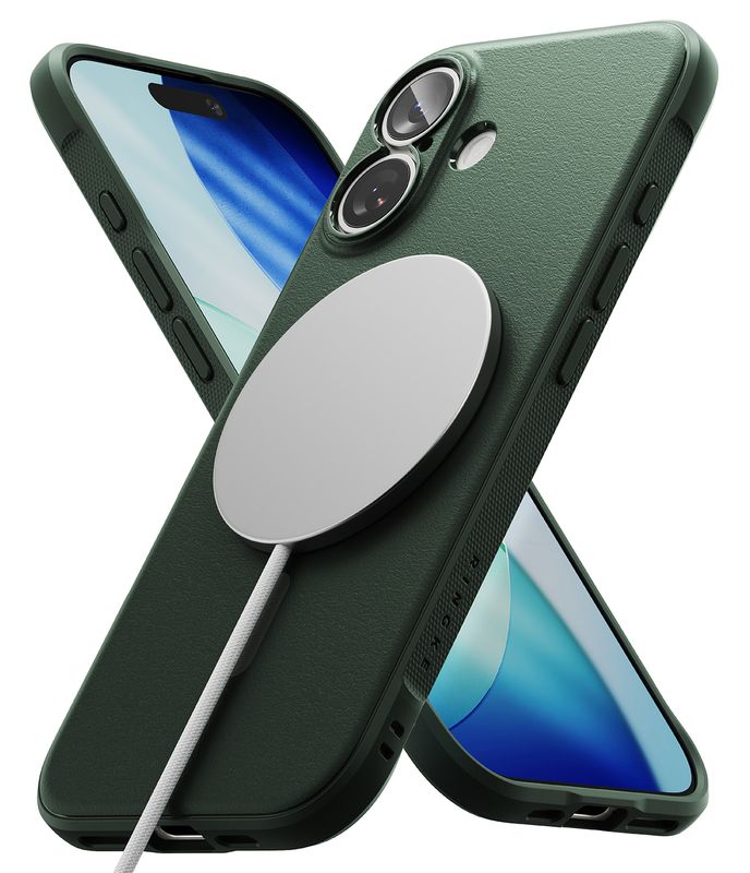 Onyx for iPhone 17 MagSafe Accessories Case – Dark Green