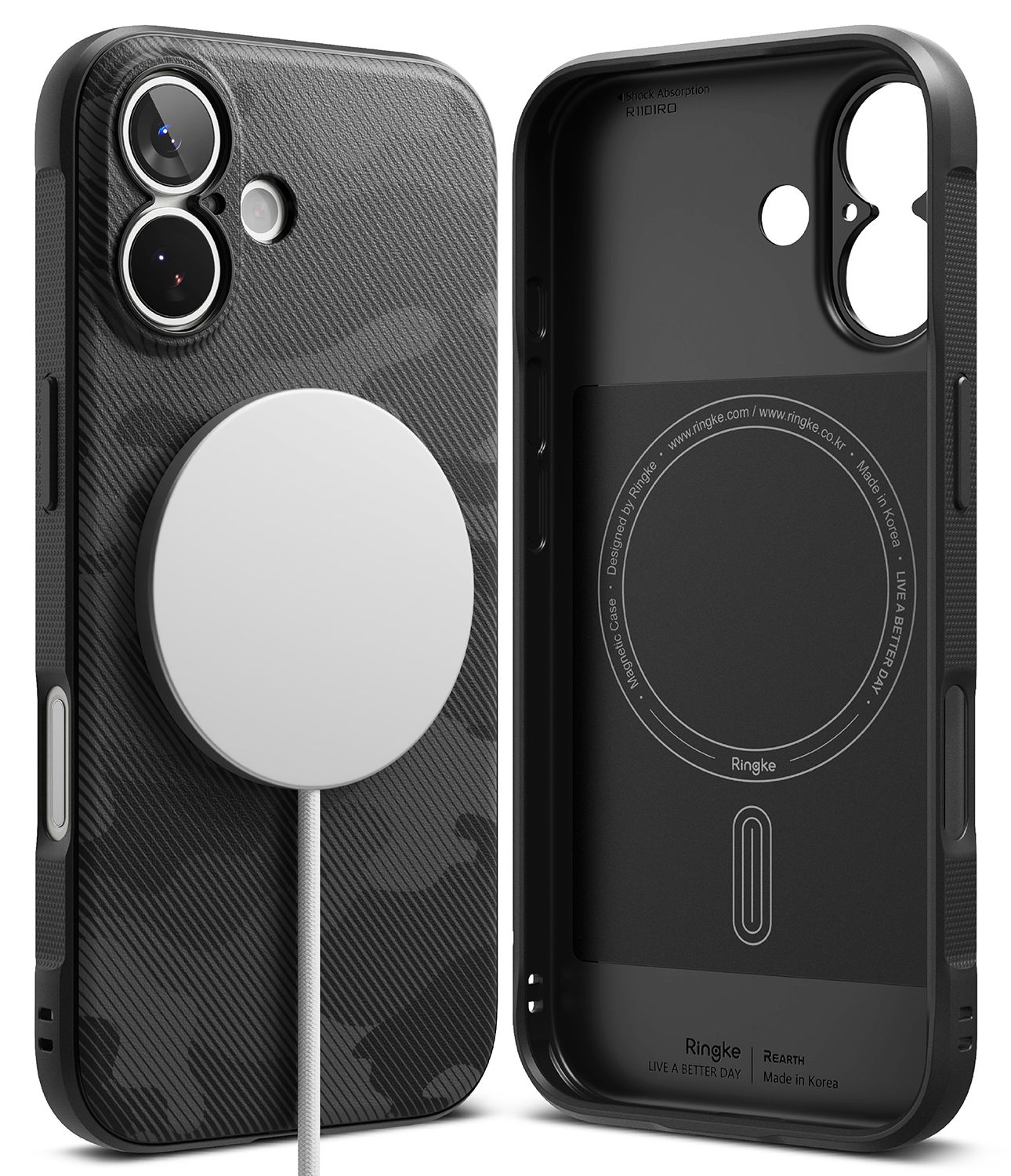 Onyx for iPhone 17 MagSafe Accessories Case – Camo Black