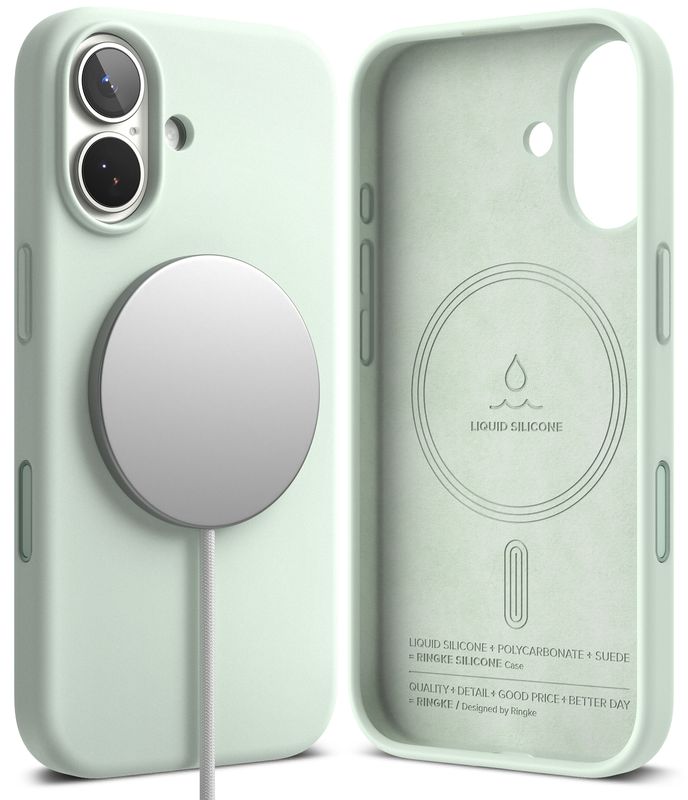 SI for iPhone 17 MagSafe Accessories Case - Soft Mint