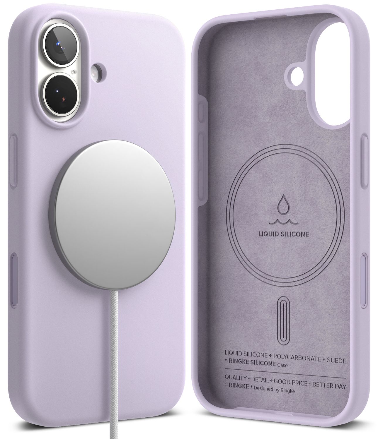 SI for iPhone 17 MagSafe Accessories Case - Light Purple