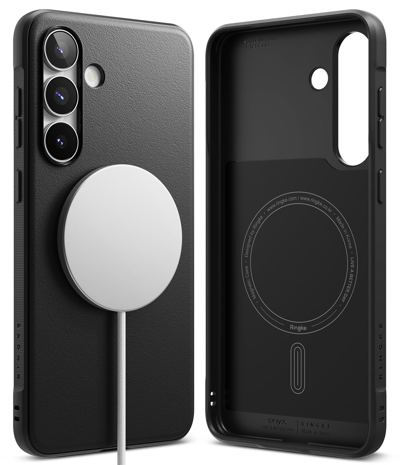 Onyx for Galaxy S25 FE MagSafe Accessories Case - Black